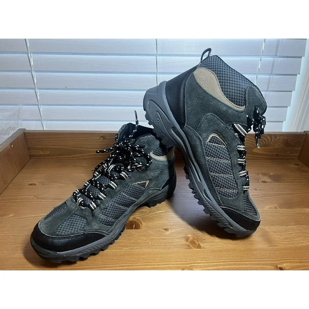 Denali Men's Hiking Boots Black/Grey Size 10 #9812